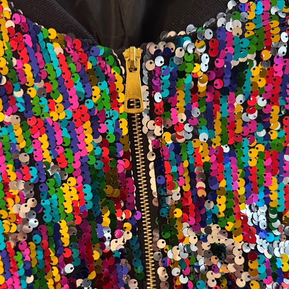 Fabulous Multicolor Sequin Jacket - image 4